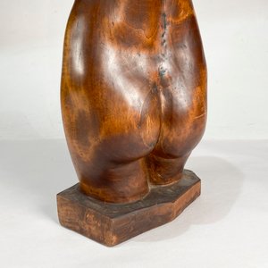 Talla en Madera "Torso Desnudo" - Figura Artística - imagen 4