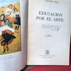 Libro "Educación por el Arte" de Herbert Read, Editorial Paidós (1969) - imagen 3