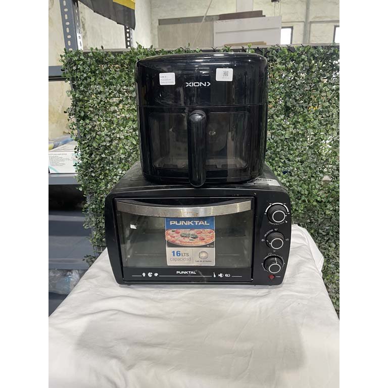 Horno Eléctrico Punktal 16L y Freidora de Aire Xion
