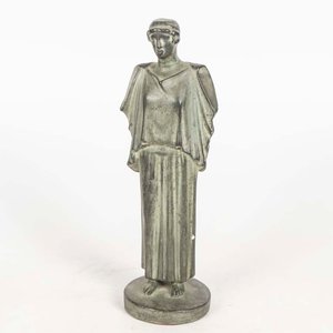 Lote siguiente: Réplica Escultura Griega Auriga de Delfos - Bronce Patinado