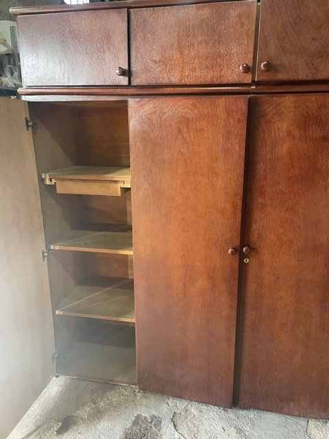 Ropero de madera con alzada y puertas - imagen 5