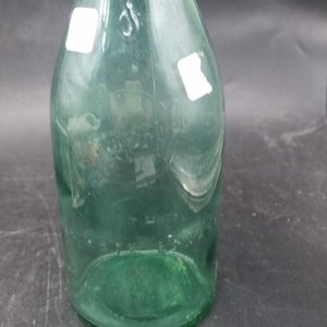 Botella Antigua de Vidrio Verde "Conaprole" 1 Litro - imagen 1