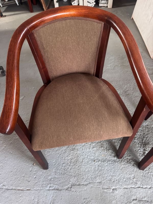 Sillas de Madera con Tapicería, Estado Excelente - imagen 2