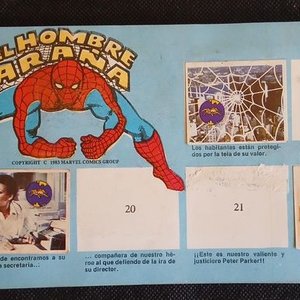 Álbum de Figuritas Vintage "El Hombre Araña y Kung Fu con Jugadores de Nacional y Peñarol" (1983) - imagen 3