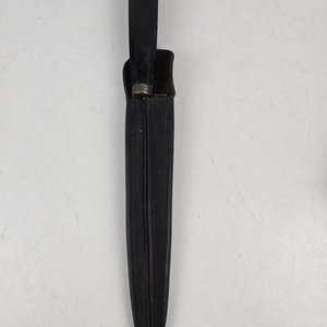 Cuchillo Criollo Franz Wenk Solingen con Mango de Guampa y Funda - imagen 7