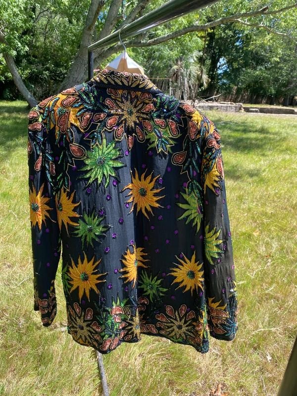 Saco de presentación con patrón de girasoles - imagen 2