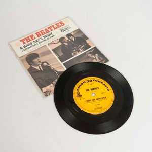 Vinilo Single The Beatles - A Hard Day's Night (1964, 1ª Edición Brasil, Odeón) - imagen 1