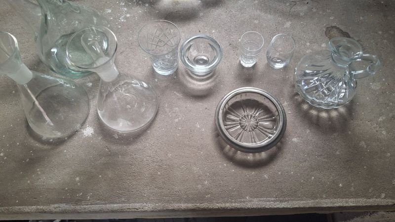 Buen lote de vidrio y cristal para decoración - imagen 3