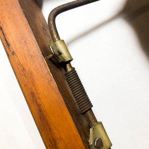 Porta Rollos de Hierro y Madera para Papel - imagen 3