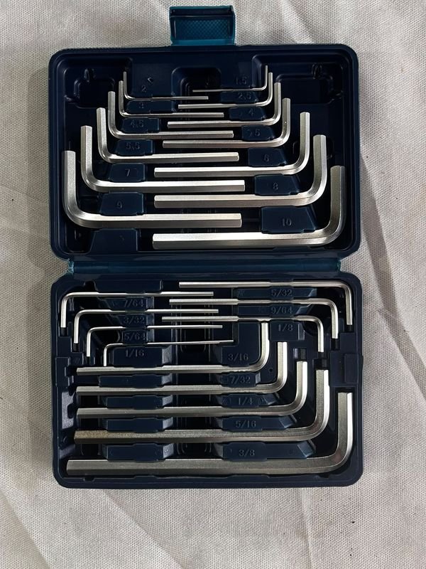 Juego de Llaves Allen 25 Piezas Toolcraft TC4374