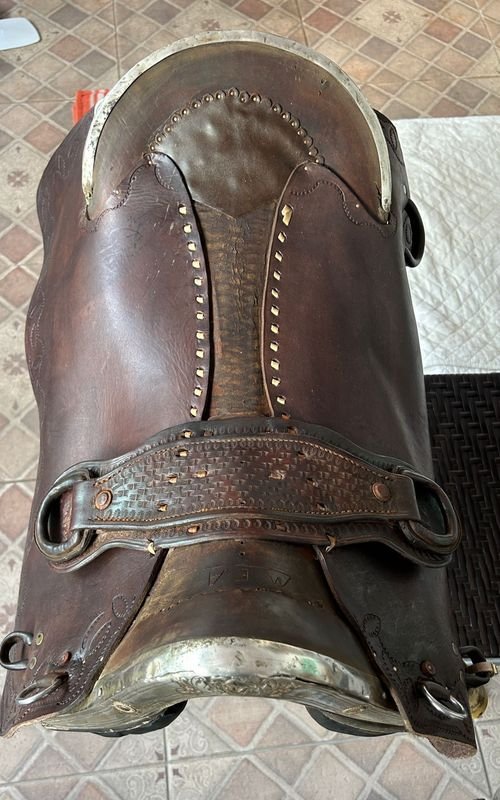 Montura de cuero para caballo en excelente estado - imagen 6