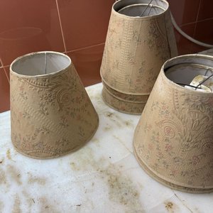 Lote de 8 Pantallas para Lámparas: 6 Florales y 2 Lisas - imagen 6