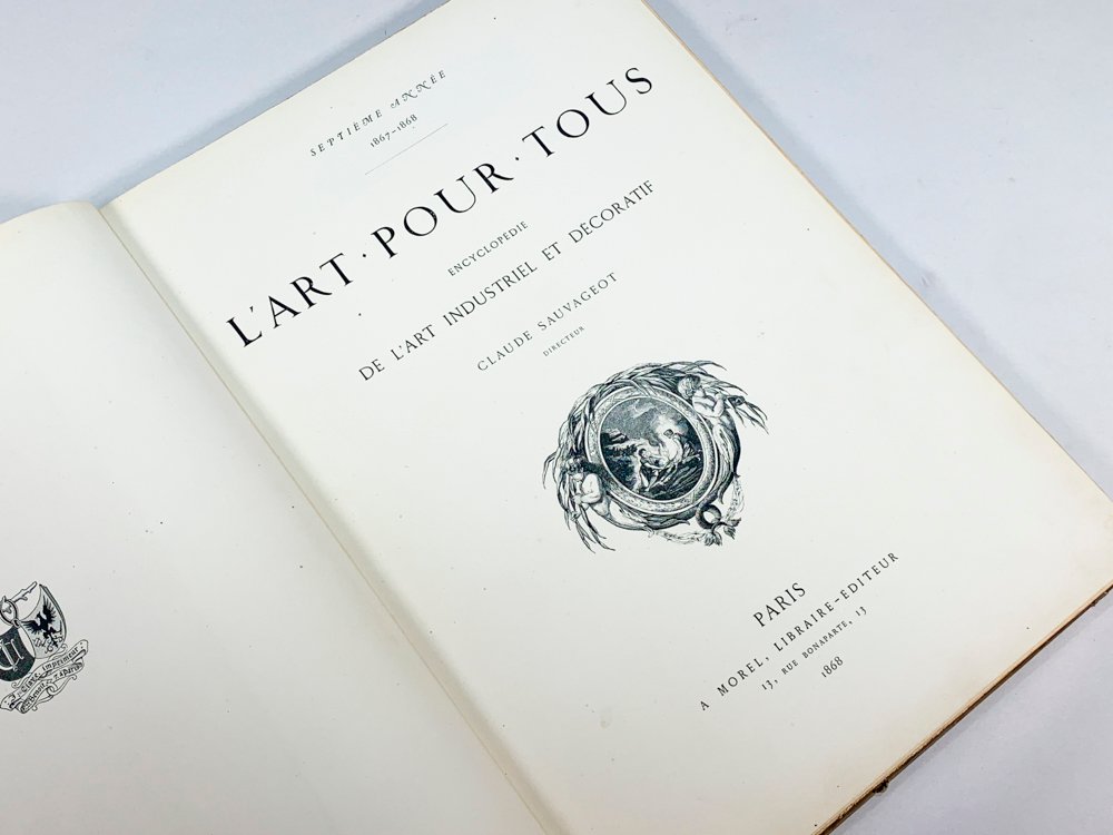 Libro de arte "Art Pour Tous" (1868) - imagen 2