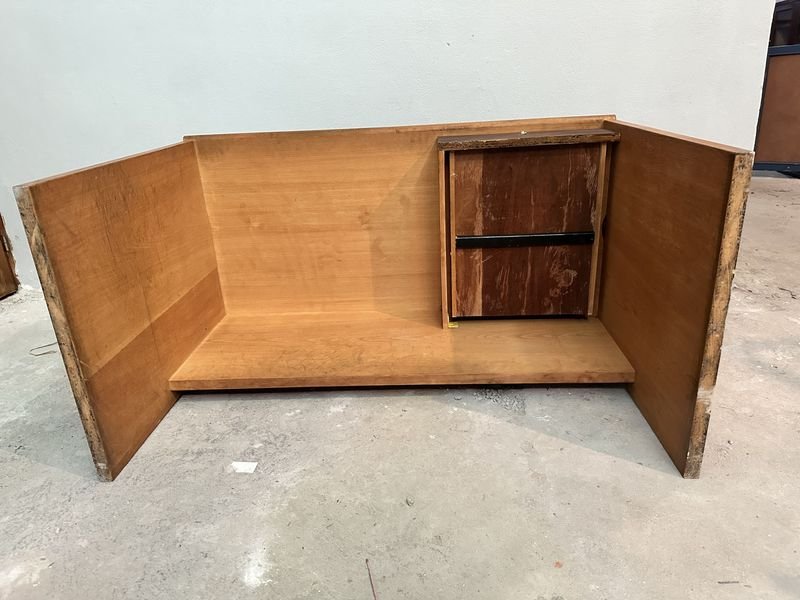 Escritorio en madera maciza antiguo - imagen 7
