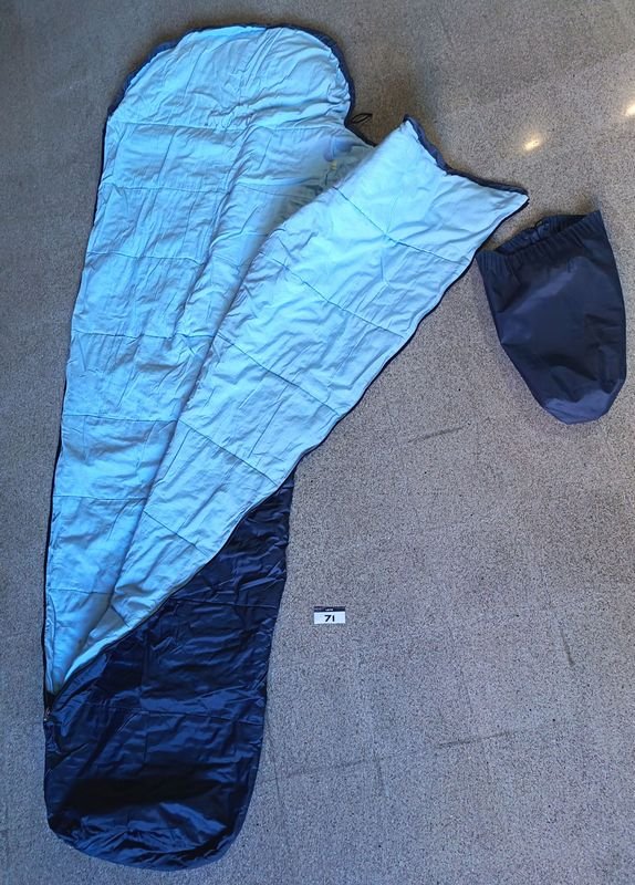 Sobre de Dormir Azul con Funda para Camping