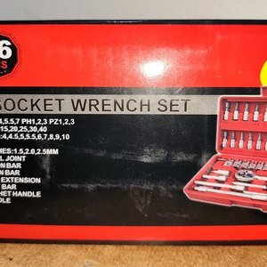 Juego de Dados y Puntas de 46 Piezas con Llave Cricket, Nuevo en Caja - imagen 5
