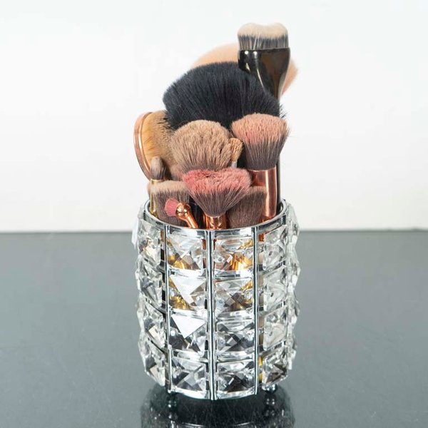 Set de Brochas de Maquillaje con Estuche Decorativo