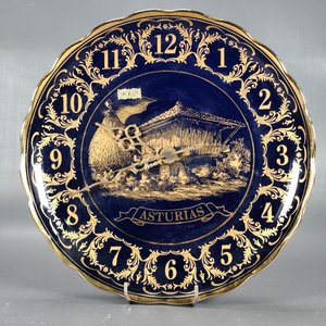 Lote anterior: Reloj de Pared en Porcelana "Asturias" Decorado en Oro de Ley