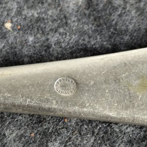 Cuchara Grande de Alpaca Sellada, 26 cm - imagen 2