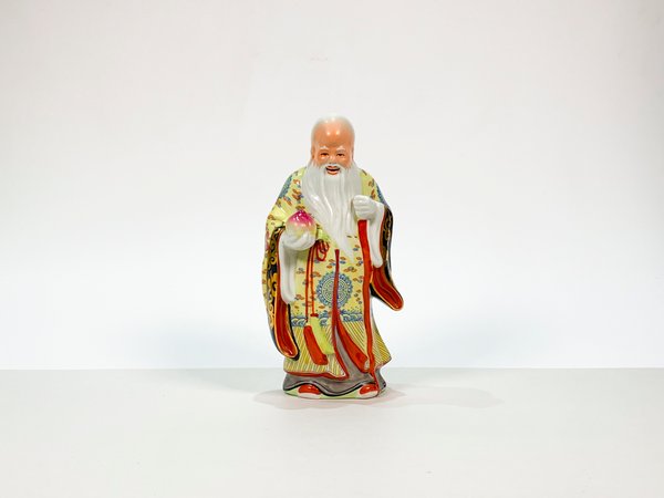 Figura en loza con motivo oriental - imagen 1