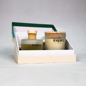 Pack Vela y Difusor Aromático Gardenia Inspira Home - imagen 2