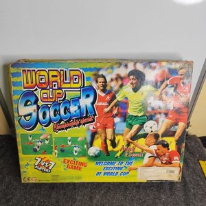 Futbolito Antiguo "World Cup Soccer" con Caja Original - imagen 3