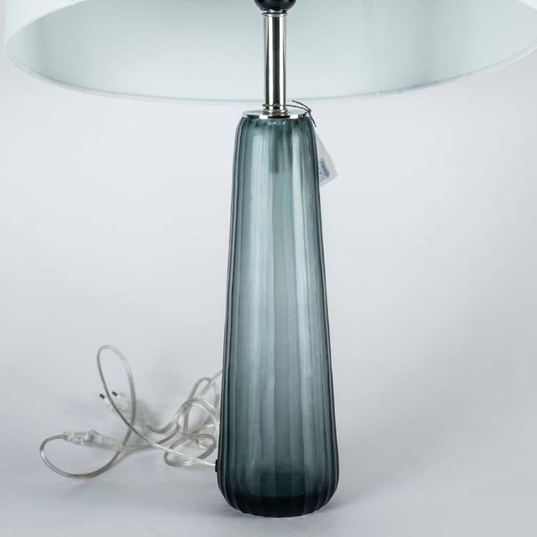 Lámpara de mesa de una luz con base de vidrio colorido - imagen 2