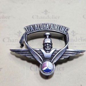 Hebilla de Plata Sterling "TPA Aloha Airline" con Detalle Esmaltado - imagen 2