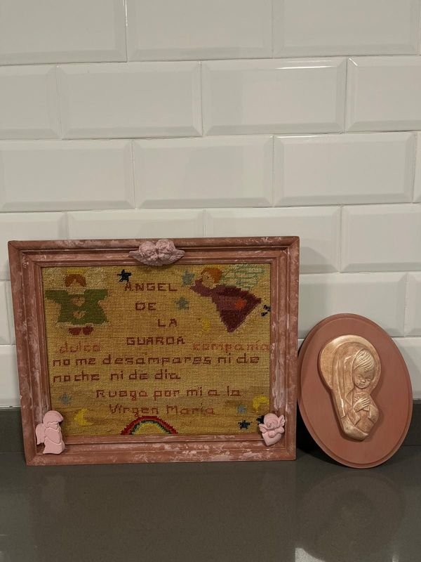 Set de 3 Cuadritos Infantiles "Ángel de la Guarda"
