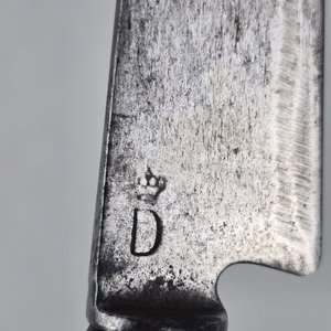 Cuchillo Criollo Antiguo con Sello "D" Coronada - imagen 3