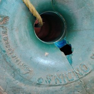 Juego de 5 Boyas de Pesca Ondina Industria Argentina - Verdes y Naranjas - imagen 3