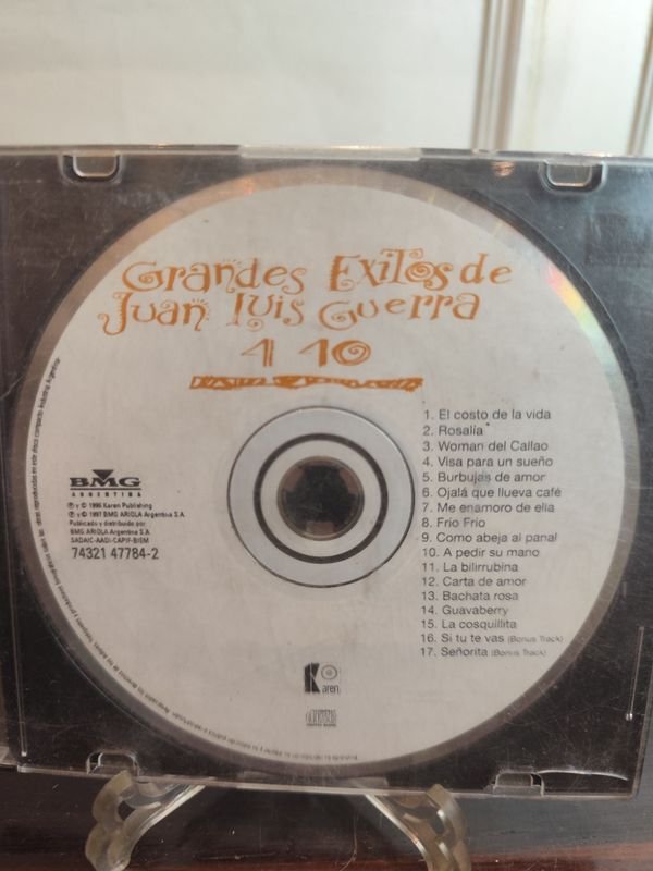 CD Grandes Éxitos Juan Luis Guerra 4.40