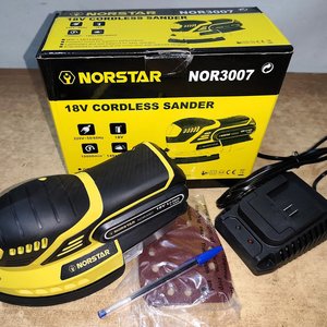 Lijadora Roto Orbital Recargable Norstar NOR3007 18V con Accesorios - imagen 3