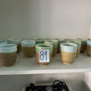Lote de 12 Vasos de Cerámica Artesanal - imagen 3