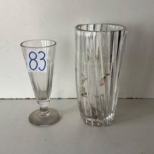 Juego de 2 Floreros de Vidrio Transparente - imagen 2