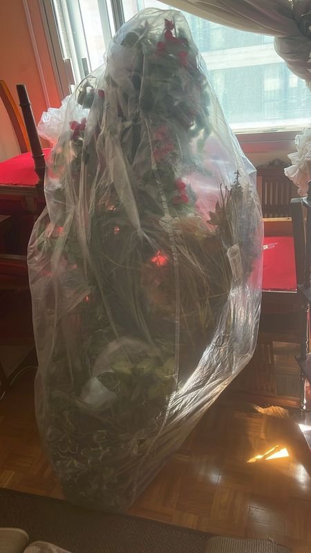 Flores artificiales en bolsa de plástico - imagen 2