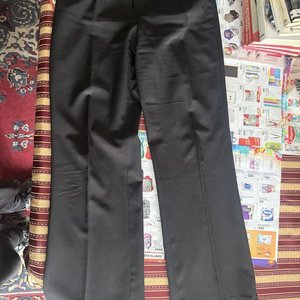 Pantalón de Vestir Negro Talle 44 Corte Recto - imagen 5