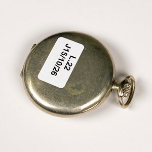 Reloj de Bolsillo Omega Plateado con Esfera Golpeada - imagen 5