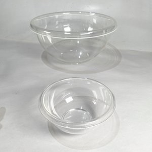Set de 8 Ensaladeras y Bowls Transparentes de PVC - imagen 5