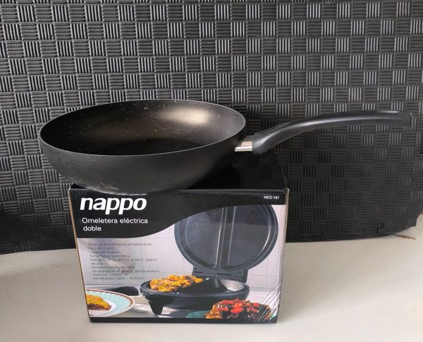 Omeletera Napo 1000W con Sartén Papilla 26cm