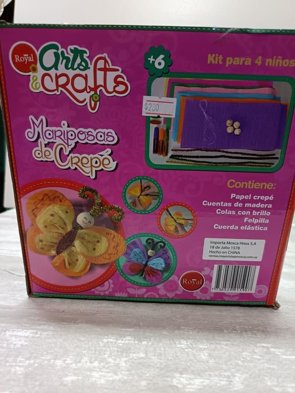 Kit de manualidades para niños con temas de mariposas y mochilas - imagen 3