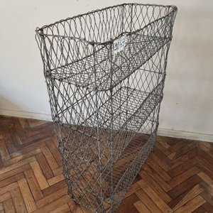 Estantería Organizadora Antigua de Alambre Tejido con 3 Niveles - imagen 3