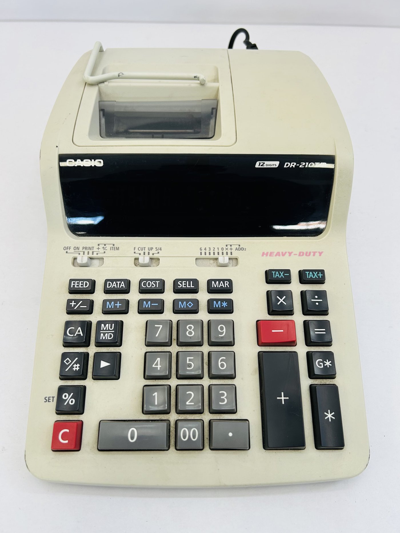 Sumadora Casio DR-210TM con Impresora