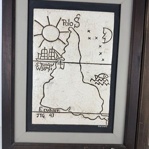 Par de Cuadros Firmados "Tacuabe" - Estilo Étnico/Geográfico - imagen 2