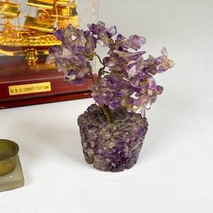 Tres piezas ,adorno fragata en vitrina ,árbol en piedra y sahumerio pasta conejo - imagen 6