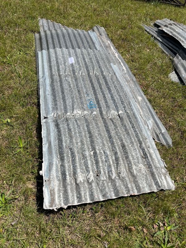 Lote de 5 Chapas Metálicas Onduladas