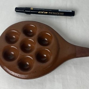Provolera de Cerámica Marrón para 6 Porciones - imagen 4