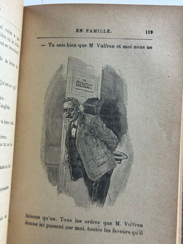 Libro clásico de Hector Malot - Par de tomos En familia - imagen 6