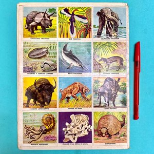 Álbum de Figuritas "Animales del Pasado" - Colección "Un Libro de Oro de Estampas" - imagen 3