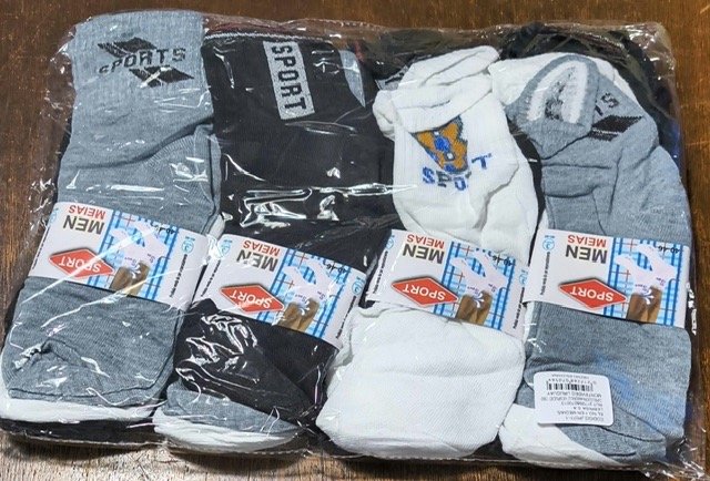 Pack de 12 Pares de Medias Deportivas para Adulto